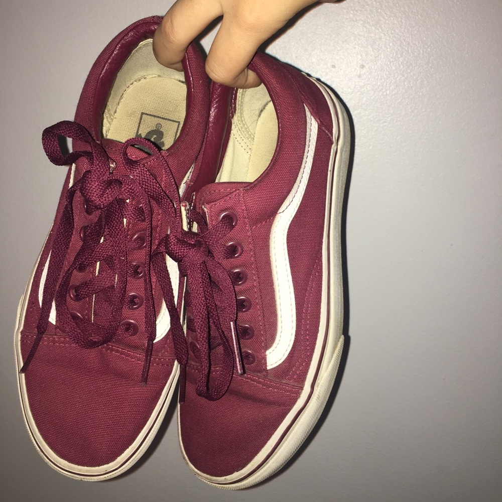 Maroon Old Skool Vans